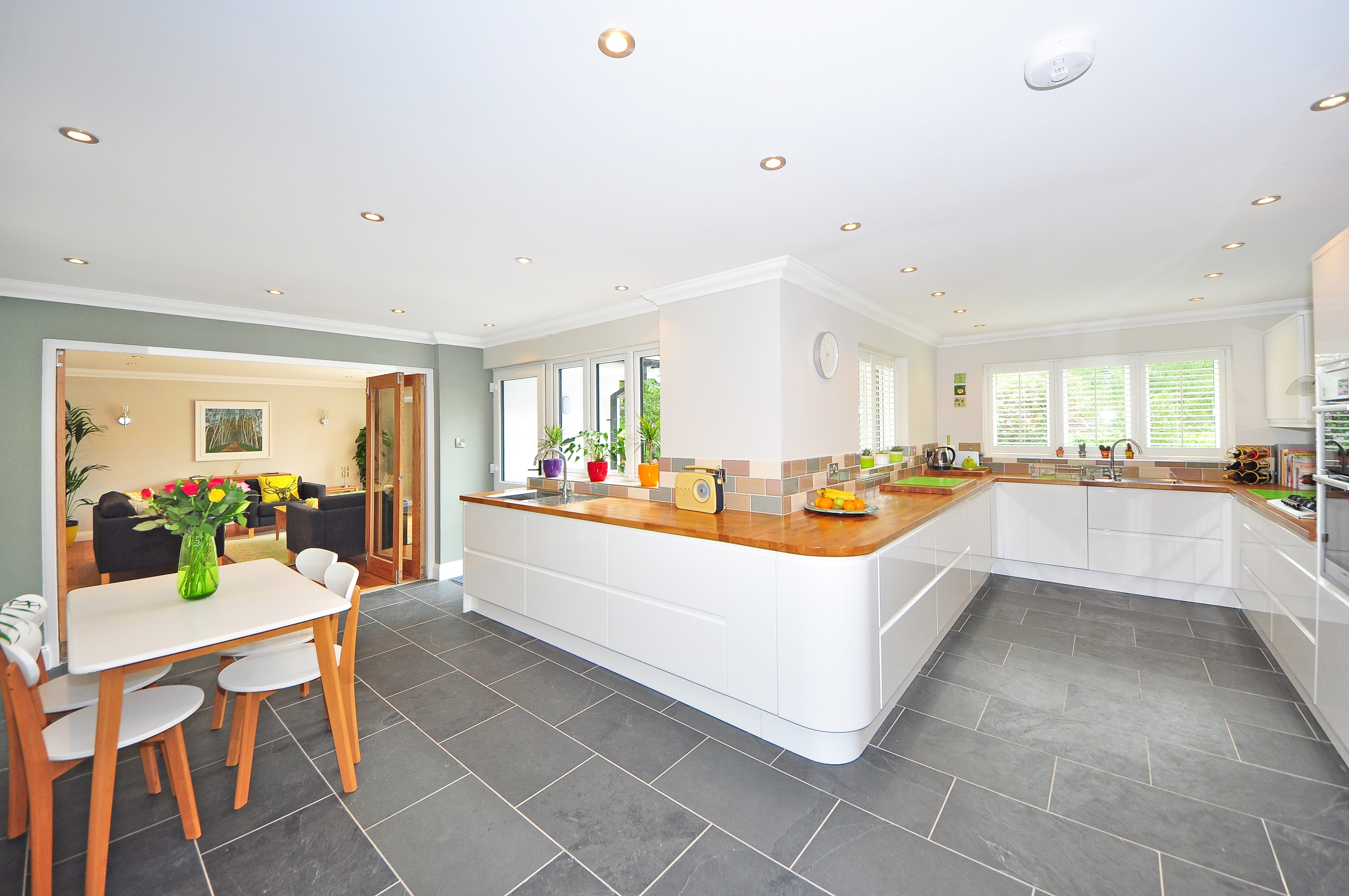 custom home kitchen