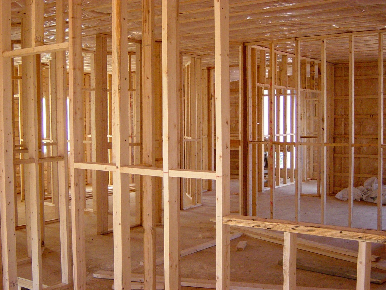 Custom homes are built with quality framing to ensure no future issues.